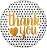 Thank You Modern Dots Foil Balloons